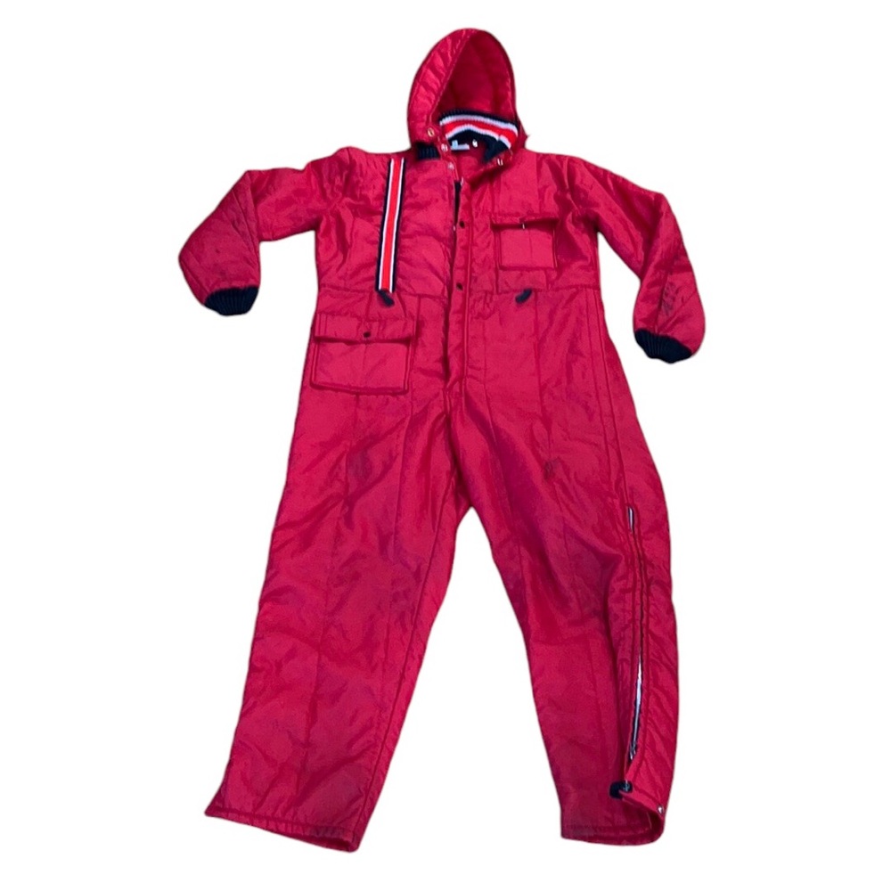 Vtg Quilted Coveralls~Snowsuit~Western Field~Montgomery Ward~Work/Insula…